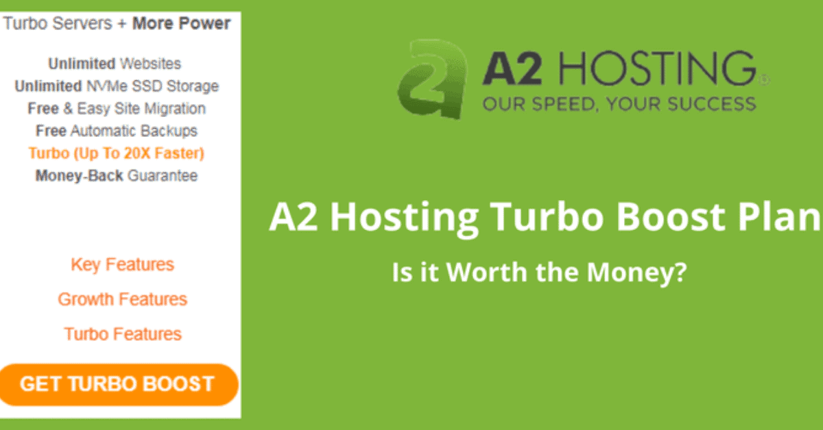 A2 Hosting Turbo Boost Plan
